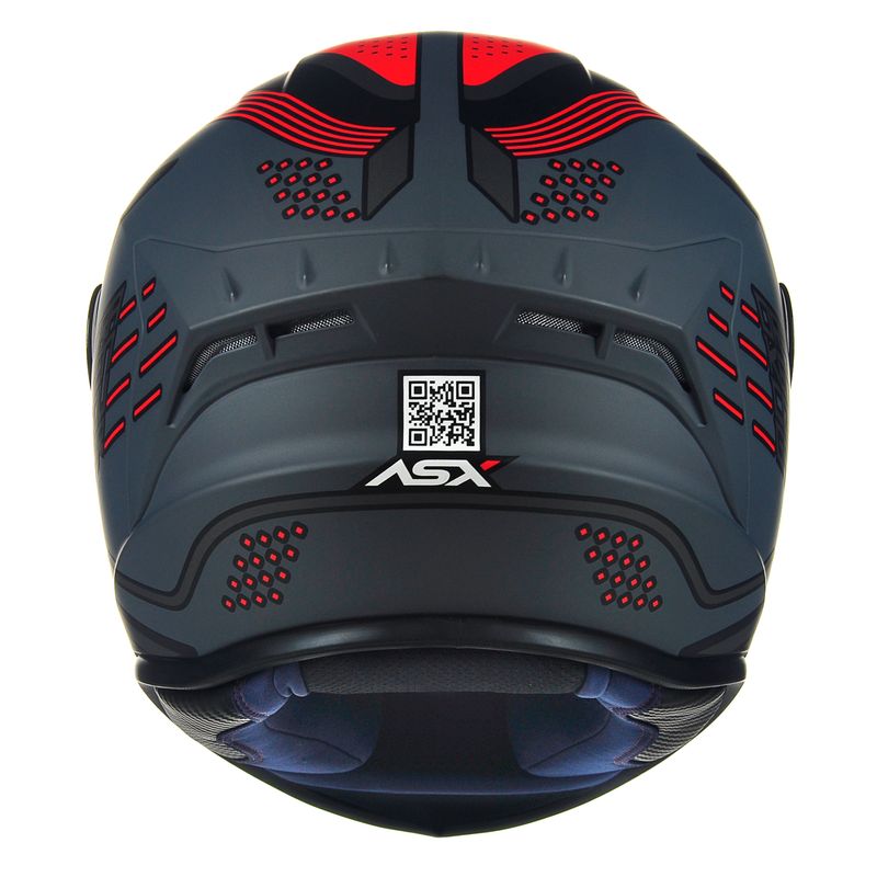 Capacete-ASX-Draken-Cougar-Fosco-Cinza-Preto-Vermelho-7