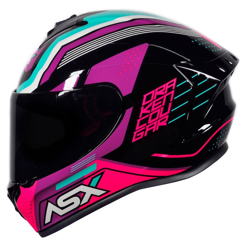 Capacete-ASX-Draken-Cougar-Preto-Pink-Tiffany-1