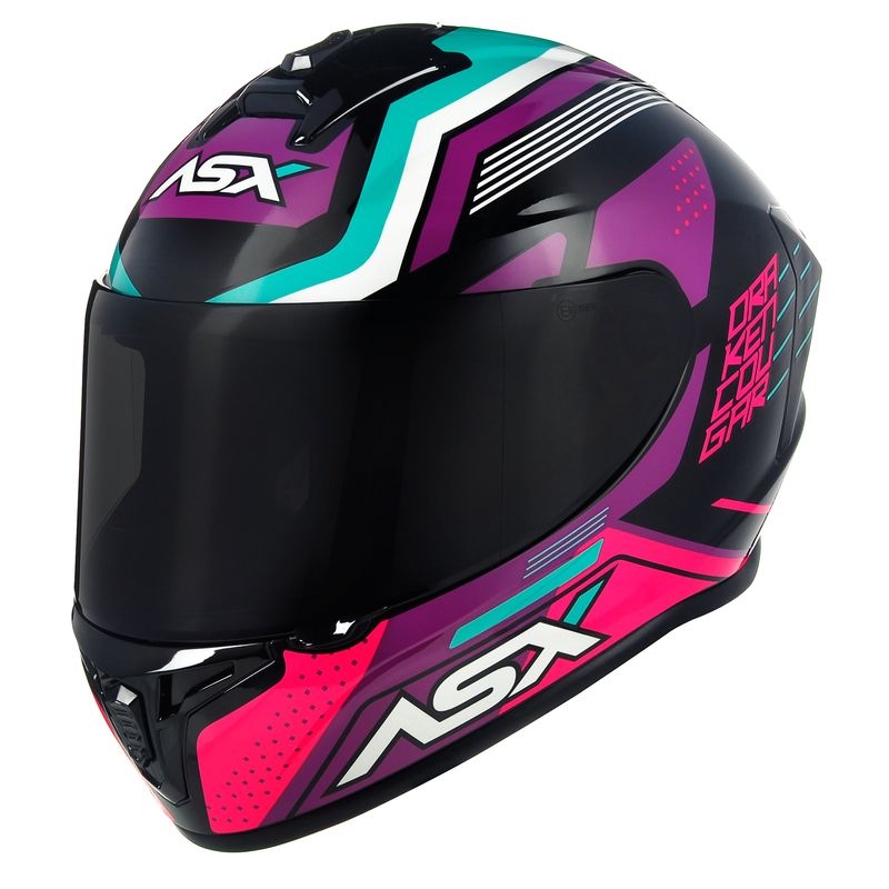 Capacete-ASX-Draken-Cougar-Preto-Pink-Tiffany-2