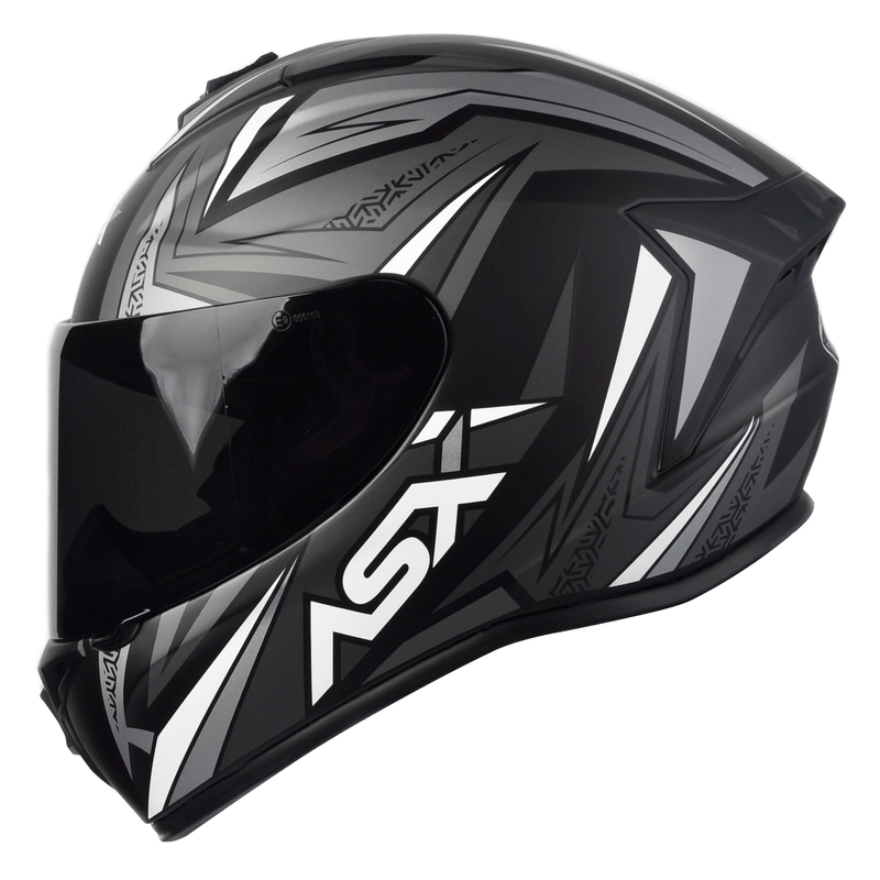 CAPACETE-ASX-DRAKEN-VECTOR-FOSCO-PRETO-CINZA-1