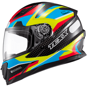 Capacete Texx Hawk Ride Azul Verde Vermelho Preto