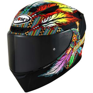 Capacete Suomy Track-1 Chieftain Fosco Preto
