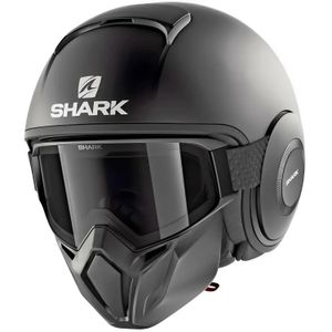 Capacete Shark Street Drak Blank Preto GMA BLK