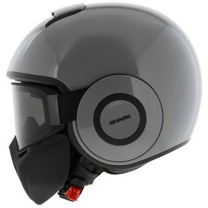 Capacete Shark Street Drak Blank Cinza