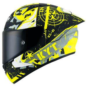 Capacete KYT NZ Race Blazing Fosco Amarelo