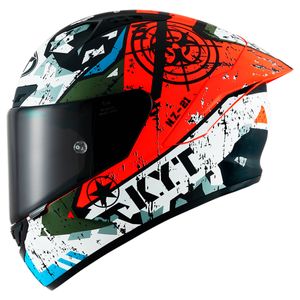 Capacete KYT NZ Race Blazing Fosco Vermelho