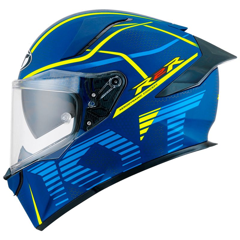 Capacete-KYT-R2R-Concept-Fosco-Azul-Amarelo-1