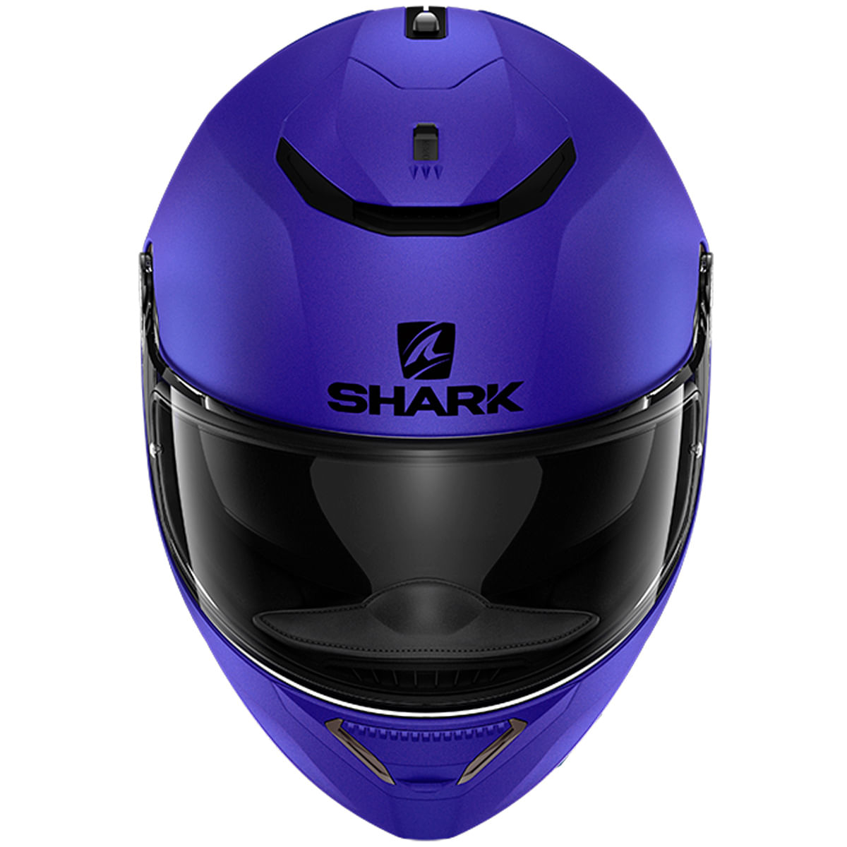Capacete Shark Spartan 1.2 Blank Fosco Azul B02 - MotoBR