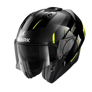 Capacete Shark Evo ES Kryd Preto Antracite Amarelo AKY