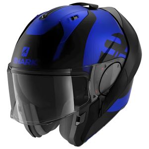 Capacete Shark Evo ES Kedje Fosco Preto Azul BKB