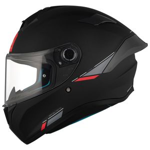 Capacete MT Targo S Preto Fosco