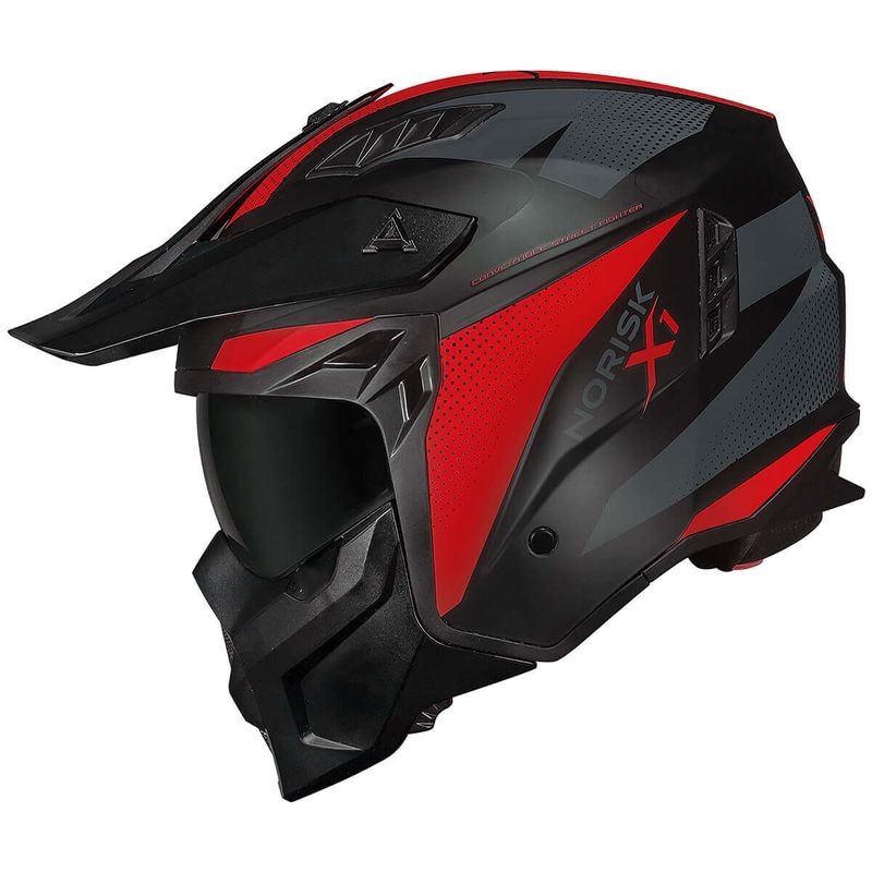 Capacete-Norisk-Darth-2-X1-Preto-Vermelho-Fosco-1