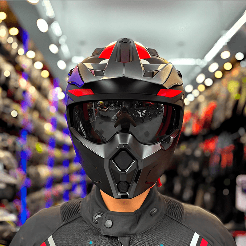 Capacete-Norisk-Darth-2-X1-Preto-Vermelho-Fosco-8