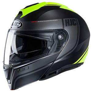 Capacete HJC I90 Davan Preto Verde