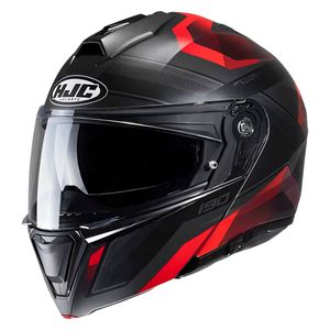 Capacete HJC I90 Lark Vermelho Preto