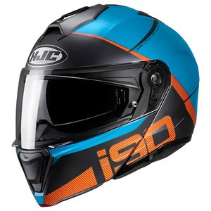 Capacete HJC I90 May Azul Laranja