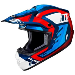 Capacete HJC Off CSMXII Phyton Azul Vermelho Branco