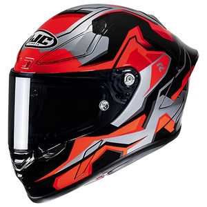 Capacete HJC RPHA 1 Nomaro Vermelho Preto Cinza