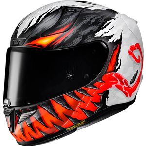 Capacete HJC RPHA 11 Anti Venon Branco Preto Vermelho