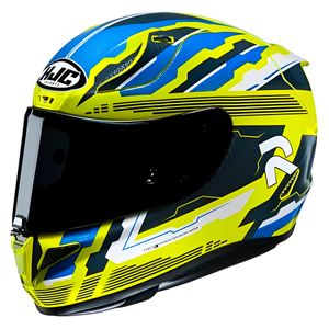 Capacete HJC RPHA 11 Stobon Amarelo Azul Branco