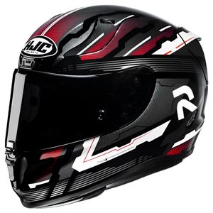 Capacete HJC RPHA 11 Stobon Preto Vermelho Branco
