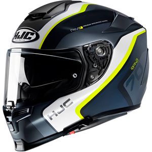 Capacete HJC RPHA 70 Kroon Preto Branco Verde