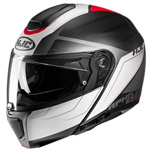 Capacete HJC RPHA 90S Cadan Preto Cinza Branco Vermelho