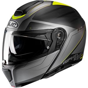Capacete HJC RPHA 90S Cadan Preto Cinza Verde