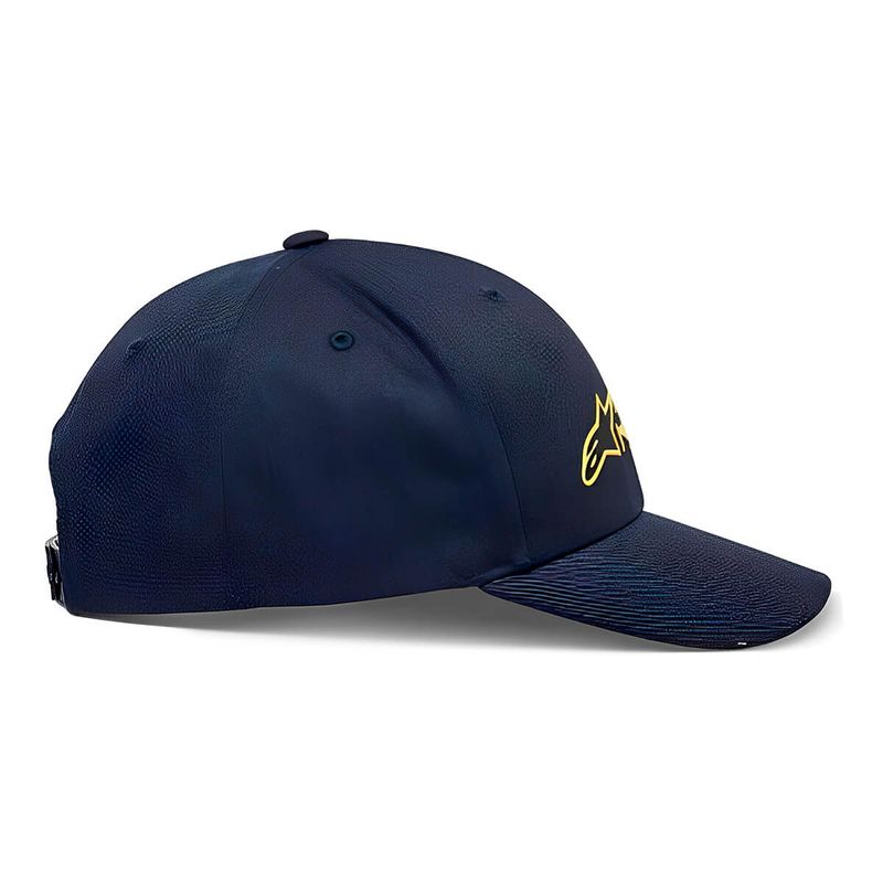 BONE-ALPINESTARS-RIDE-3.0-AZUL-MARINHO-OURO-3