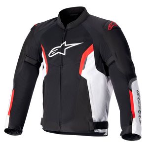 Jaqueta Alpinestars AST V2 Air Preto Branco Vermelho