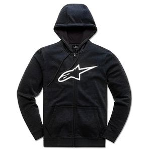 Moletom Alpinestars Ageless 2 Zip Hoodie Preto Branco