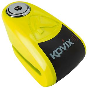 Trava Disco Com Alarme KAZ10-Y Amarelo - Kovix