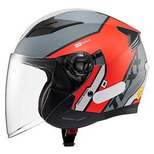 Capacete Texx Ugello Reisen Vermelho Branco