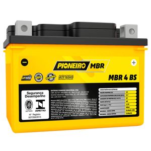 Bateria Pioneiro YTX4L-BS MBR 4-BS Cg 125 Titan 125 Biz 100 Neo 125