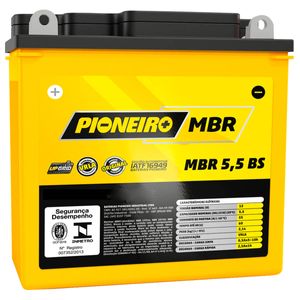 Bateria Pioneiro Y12N5.5-3B MBR 5,5-BS Cg 125 Titan 150 Yes 125 Ybr 125