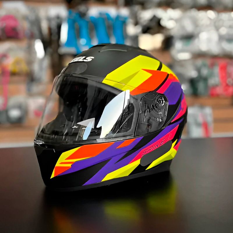 CAPACETE-PEELS-SPIKE-2-BSN-PRETO-FOSCO-COLOR-6