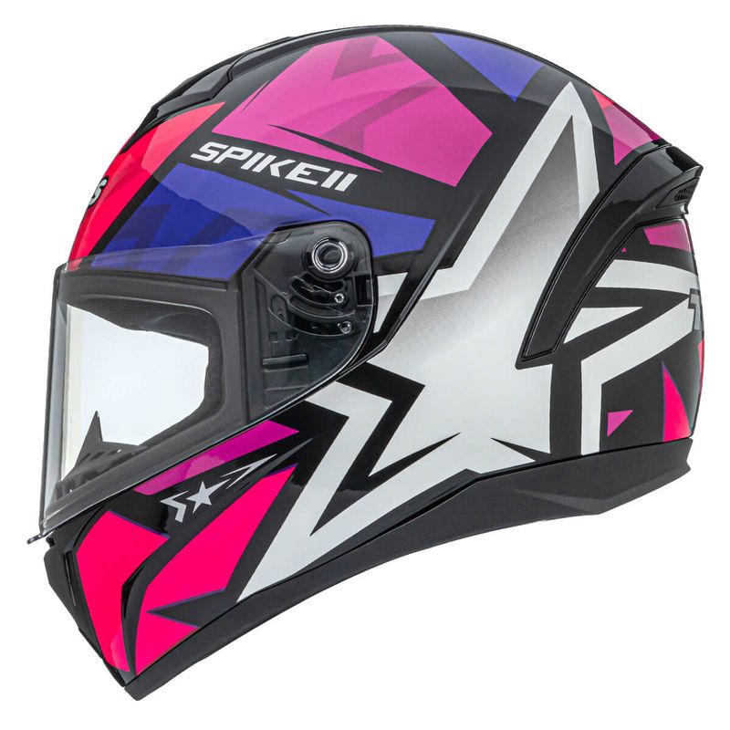 CAPACETE-PEELS-SPIKE-2-1ST-PRETO-ROSA-1