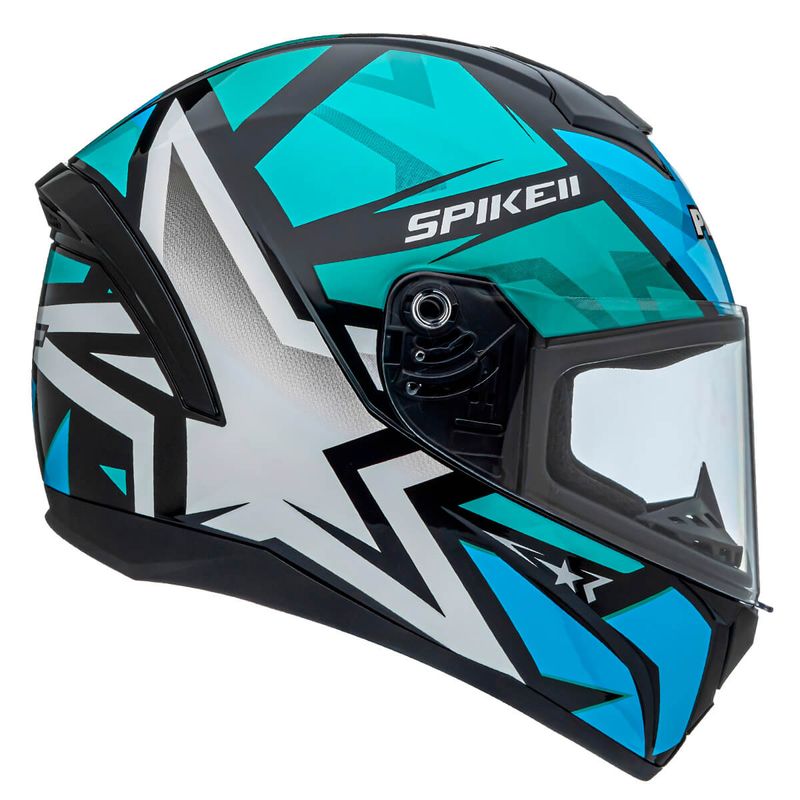 CAPACETE-PEELS-SPIKE-2-1ST-PRETO-VERDE-AGUA-3