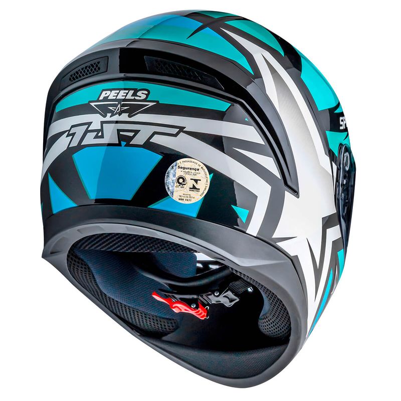 CAPACETE-PEELS-SPIKE-2-1ST-PRETO-VERDE-AGUA-5