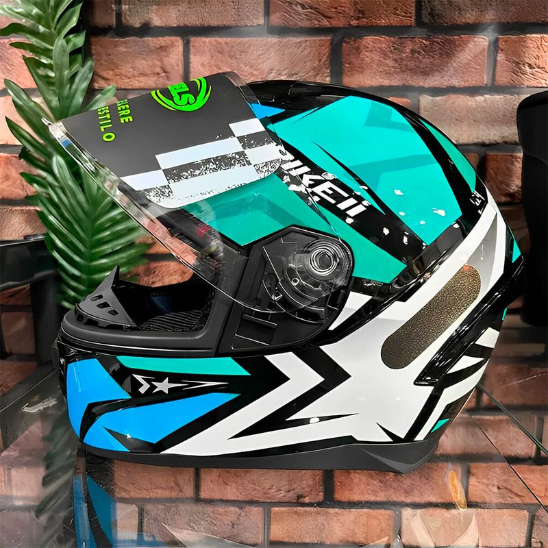 CAPACETE-PEELS-SPIKE-2-1ST-PRETO-VERDE-AGUA-6