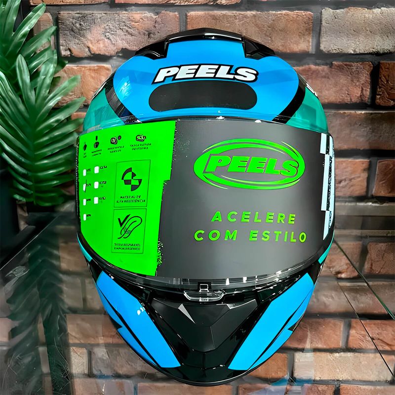 CAPACETE-PEELS-SPIKE-2-1ST-PRETO-VERDE-AGUA-7