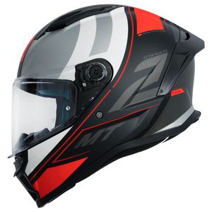 Capacete MT Fechado Stinger 2 Poun B5 Vermelho Fosco