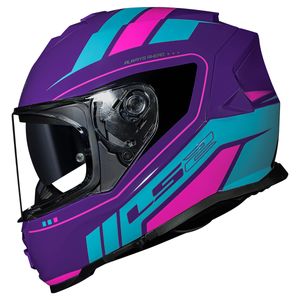 Capacete Fechado LS2 FF800 Storm Fist Roxo Azul
