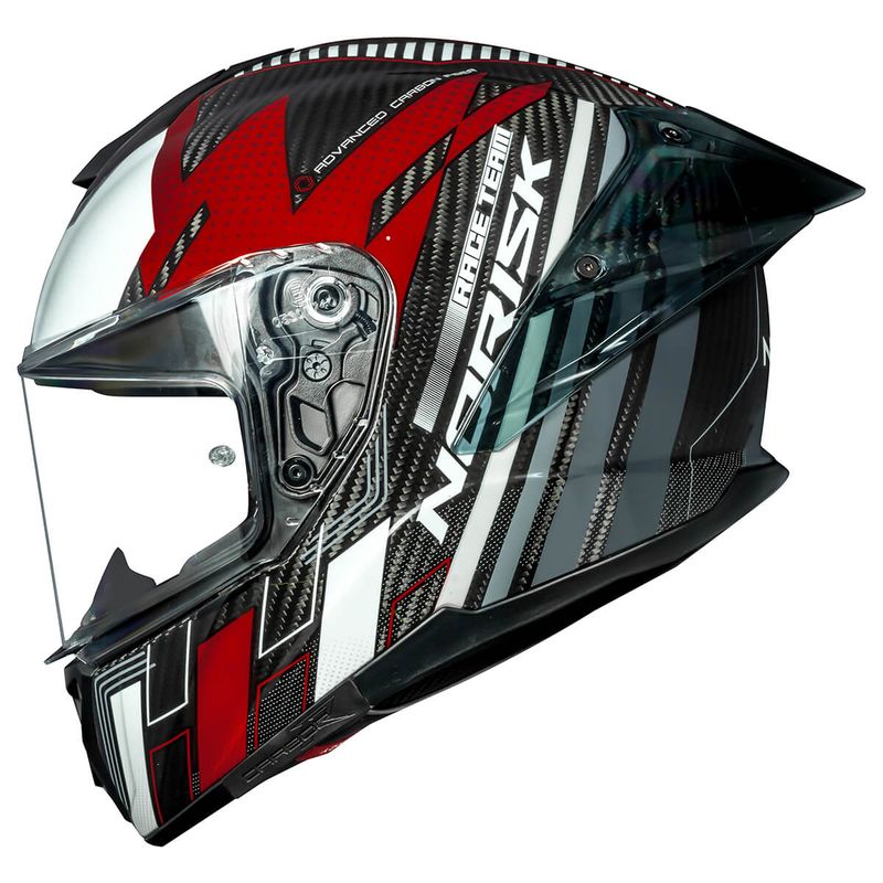 CAPACETE-FECHADO-NORISK-CARBON-R-TEAM-VERMELHO-BRANCO-1