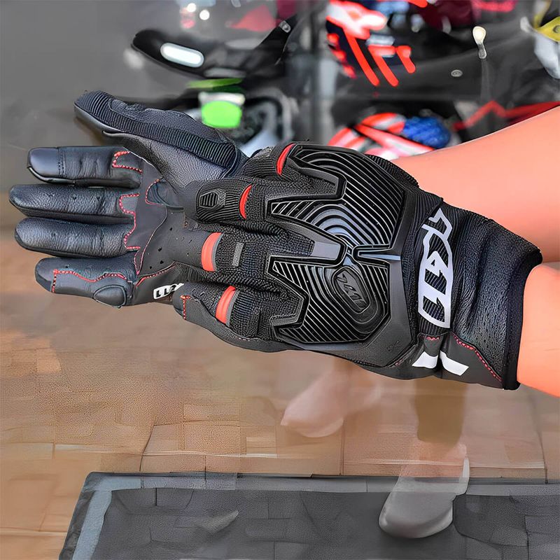 LUVA-X11-MASCULINA-HAVOC-CANO-MEDIO-TOUCH-PRETO-VERMELHO-6