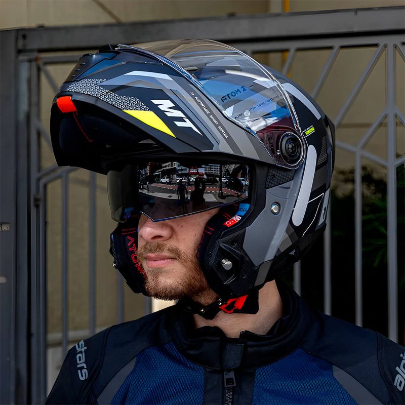 CAPACETE-ESCAMOTEAVEL-MT-ATOM-2-SV-BAST-B2-CINZA-PRETO-FOSCO-5