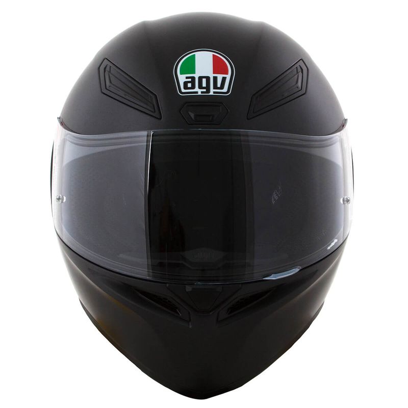 CAPACETE-AGV-FECHADO-K1-MONOCOLOR-PRETO-FOSCO-2