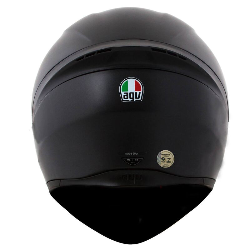 CAPACETE-AGV-FECHADO-K1-MONOCOLOR-PRETO-FOSCO-4