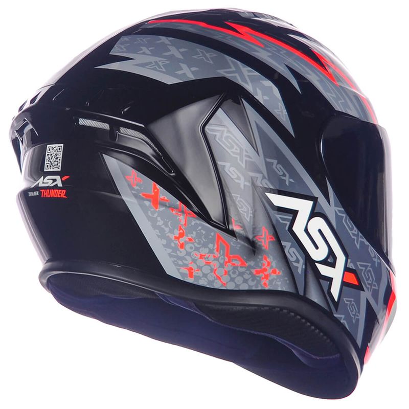 CAPACETE-FECHADO-ASX-DRAKEN-THUNDER-PRETO-CINZA-VERMELHO-6
