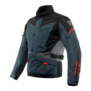 Jaqueta Masculina Dainese Tempest 3 D-Dry Ebony Preto Vermelho